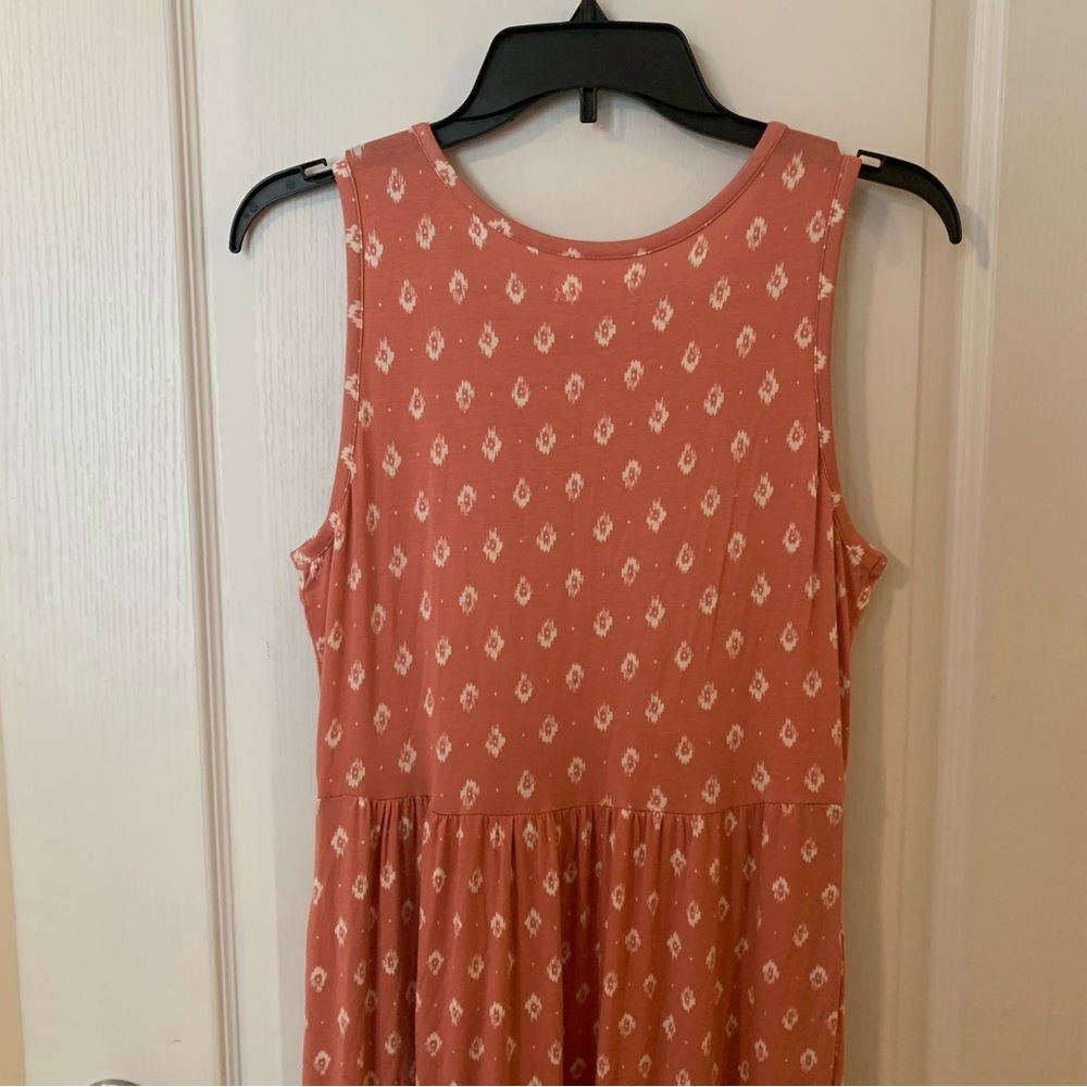 Maurices Peach Patterned Soft Summer Maxi Dress - image 5